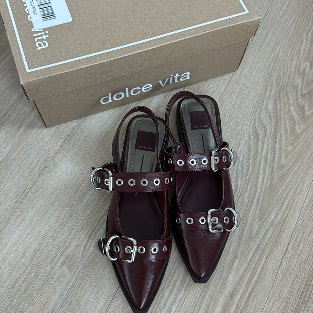 Dolce Vita Burgundy Labell Flats